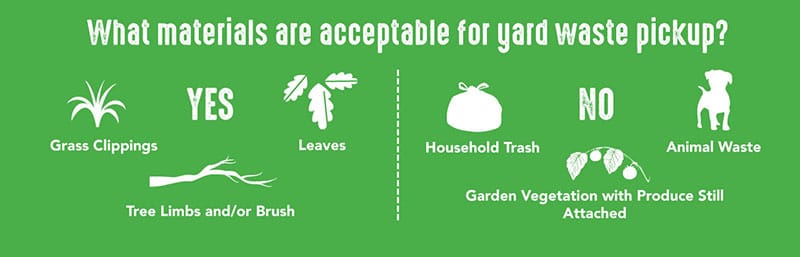 List of Materials acceptable for pickup