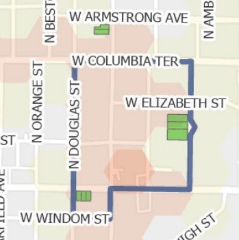 Alley and Porch Light Map West Bluff