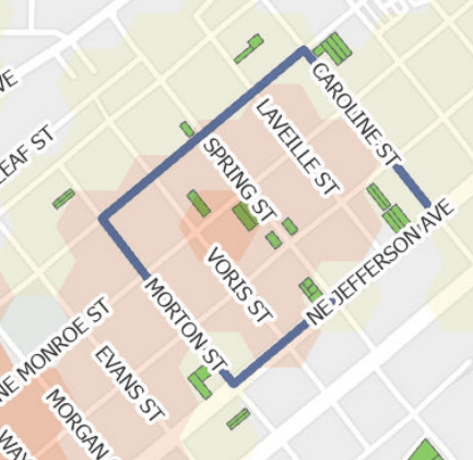 Alley and Porch Light Map North Valley